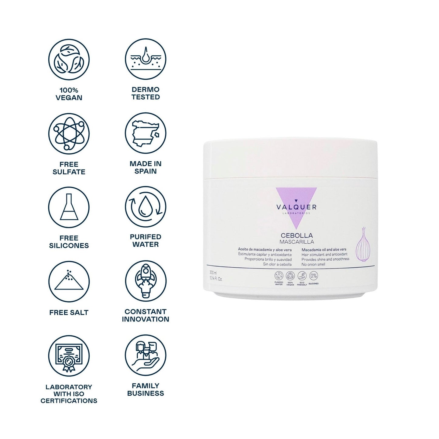 Valquer Mascarilla Cebolla 300ml