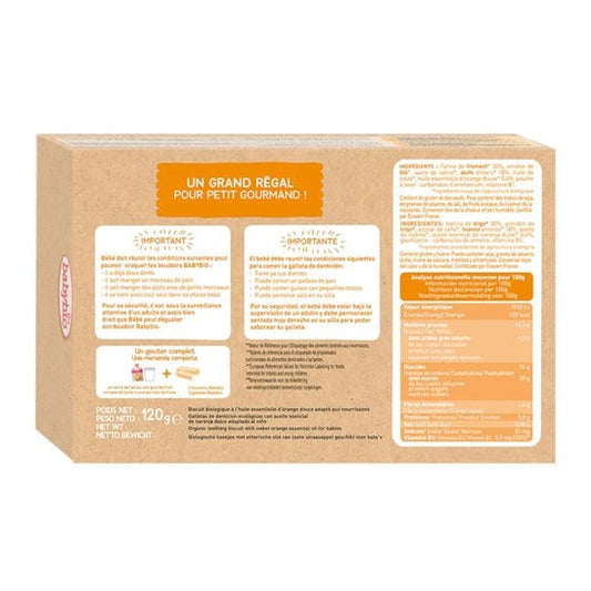 BabyBio Galletas Petits Boudoirs 120g