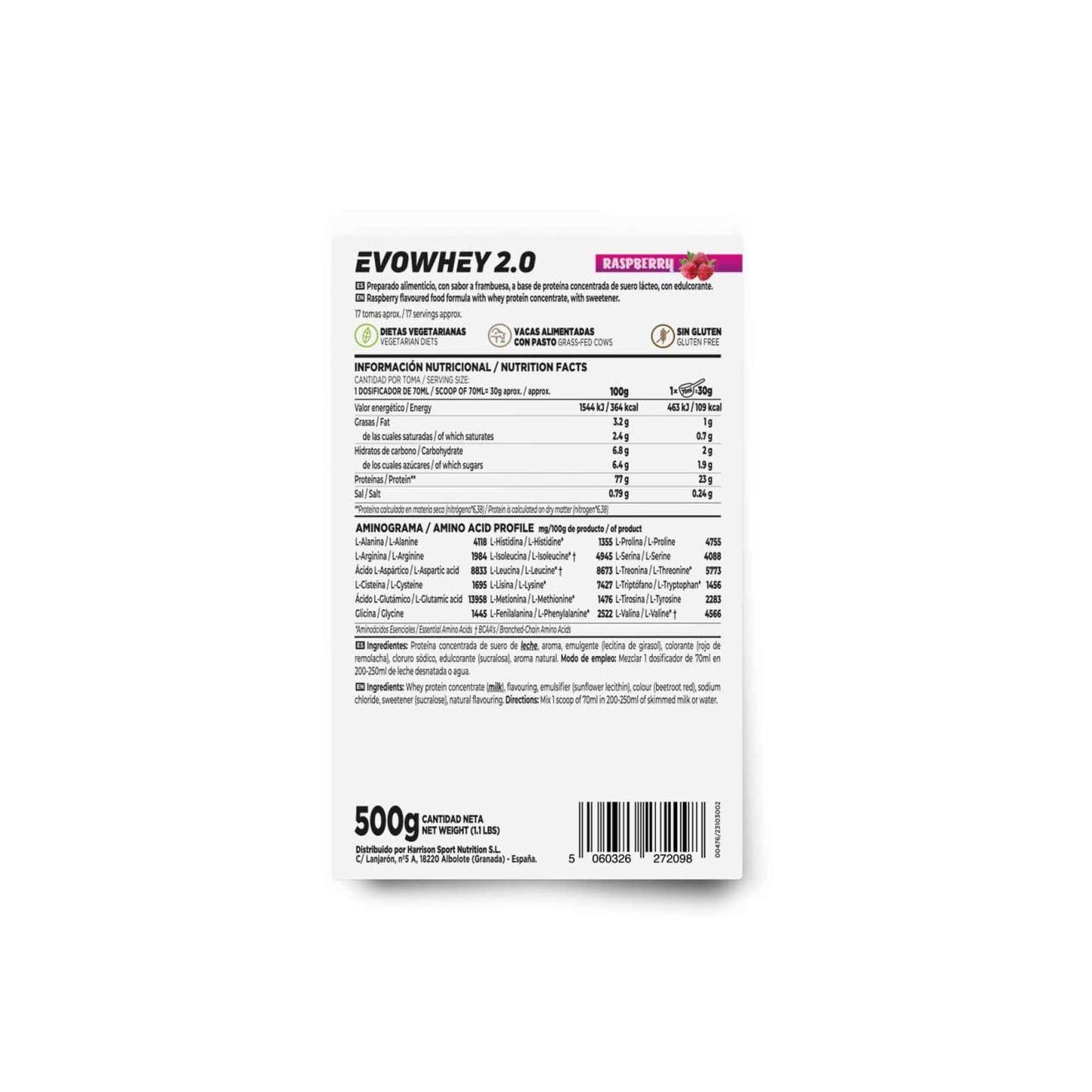 HSN Evowhey Protein Frambuesa 500g