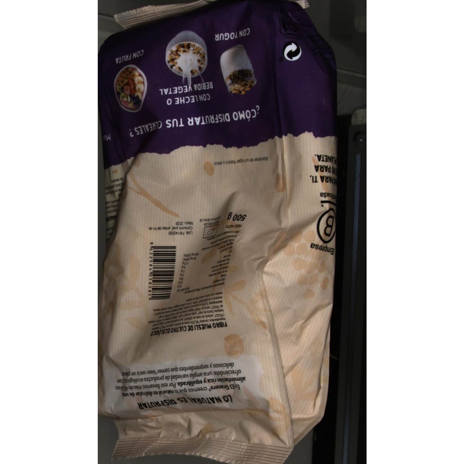 El Granero Integral Fibro Muesli Bio 500g