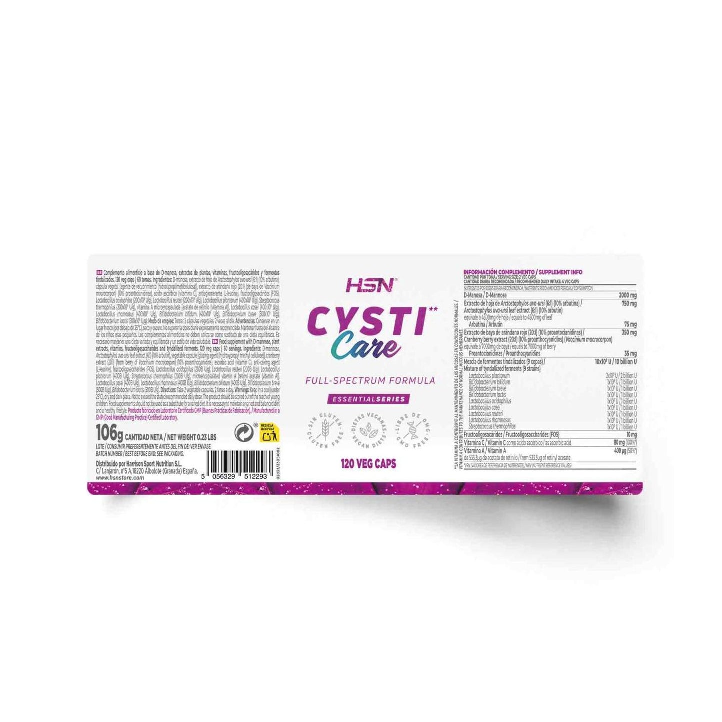 HSN Cysti Care 120vcaps