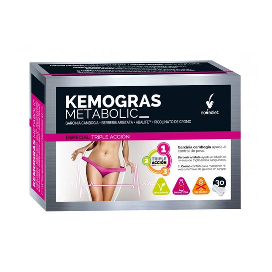 Novadiet Kemogras Metabolic 30 Cápsulas Vegetales