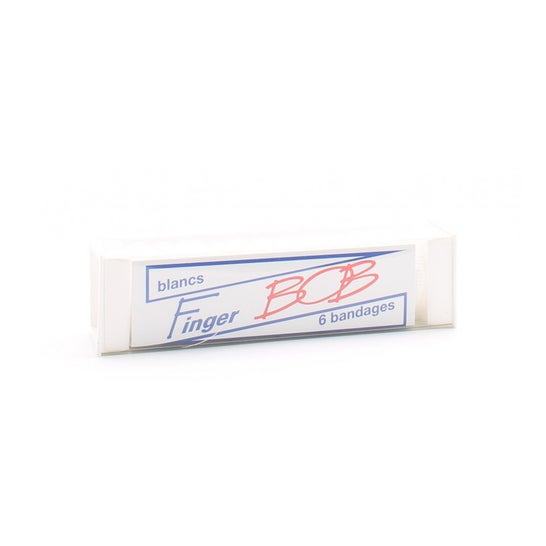 Finger Bob Venda Tubular Blanco 6 uds