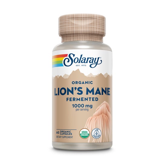 Solaray Melena de León Fermentada 1000mg 60caps
