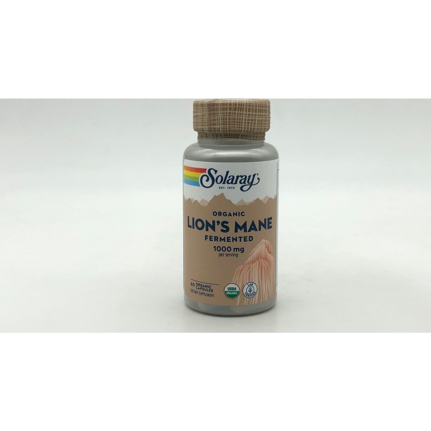 Solaray Melena de León Fermentada 1000mg 60caps