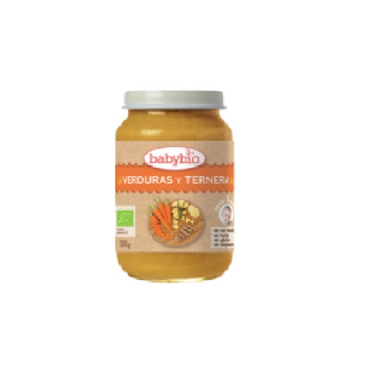 Babybio Tarrito Ecológico De Verduras Y Ternera 200g