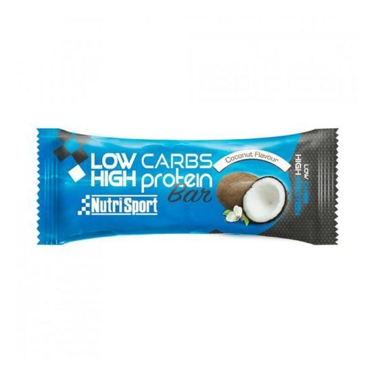Barritas Low Carbs Nutrisport Exp. + 16 Und. - Coco