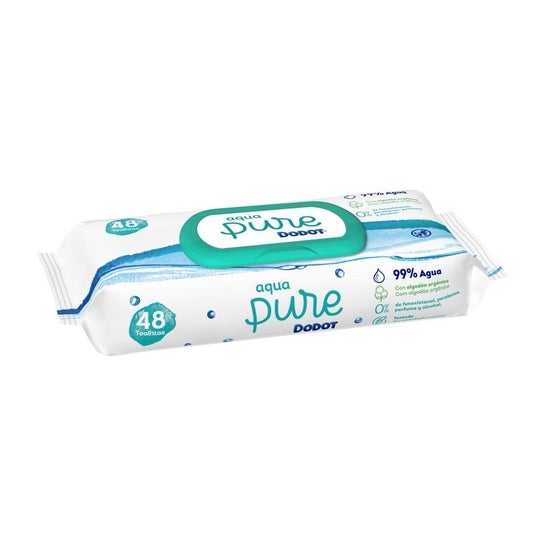 Dodot Aqua Pure Toallitas Algodón Orgánico 48uds