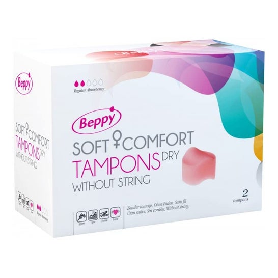 Beppy Tampones Secos Soft Comfort sin Tiras 2uds