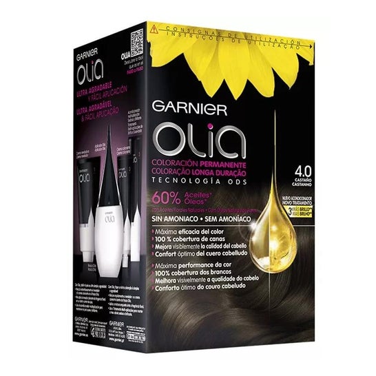 Garnier Olia Coloración Permanente N°4.0 Castaño