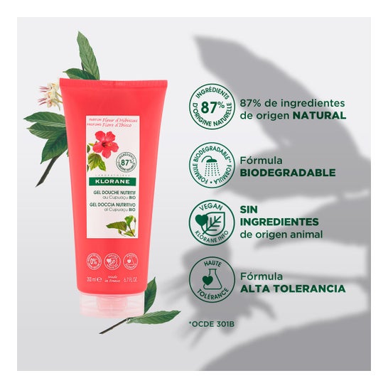Klorane Gel de Ducha Flor de Hibisco 200 ml