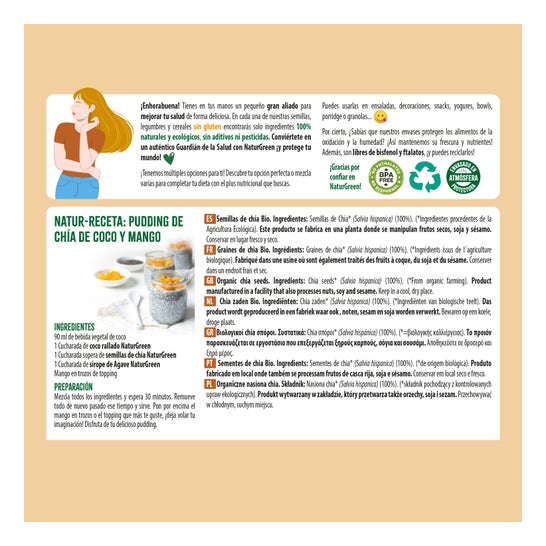 Naturgreen Semillas de Chía Ecológicas 500 g