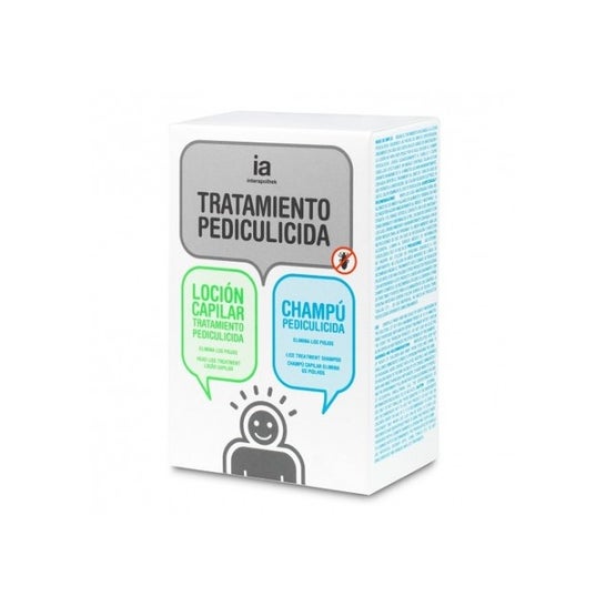 Interapothek Tratamiento Antipiojos Pack de Loción Capilar de 150 ml + Champú de 150 ml + Lendrera