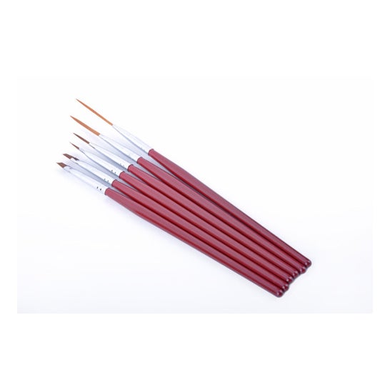 Bifull Kit Stella Pinceles Decorar Uñas 6 uds