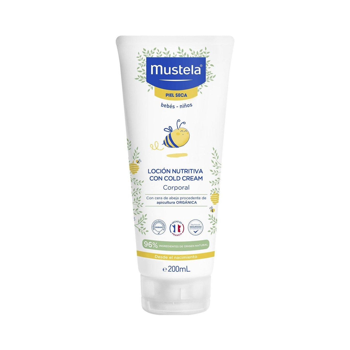 Mustela Leche Corporal Nutritiva al Cold Cream con Cera de Abeja BIO 200ml