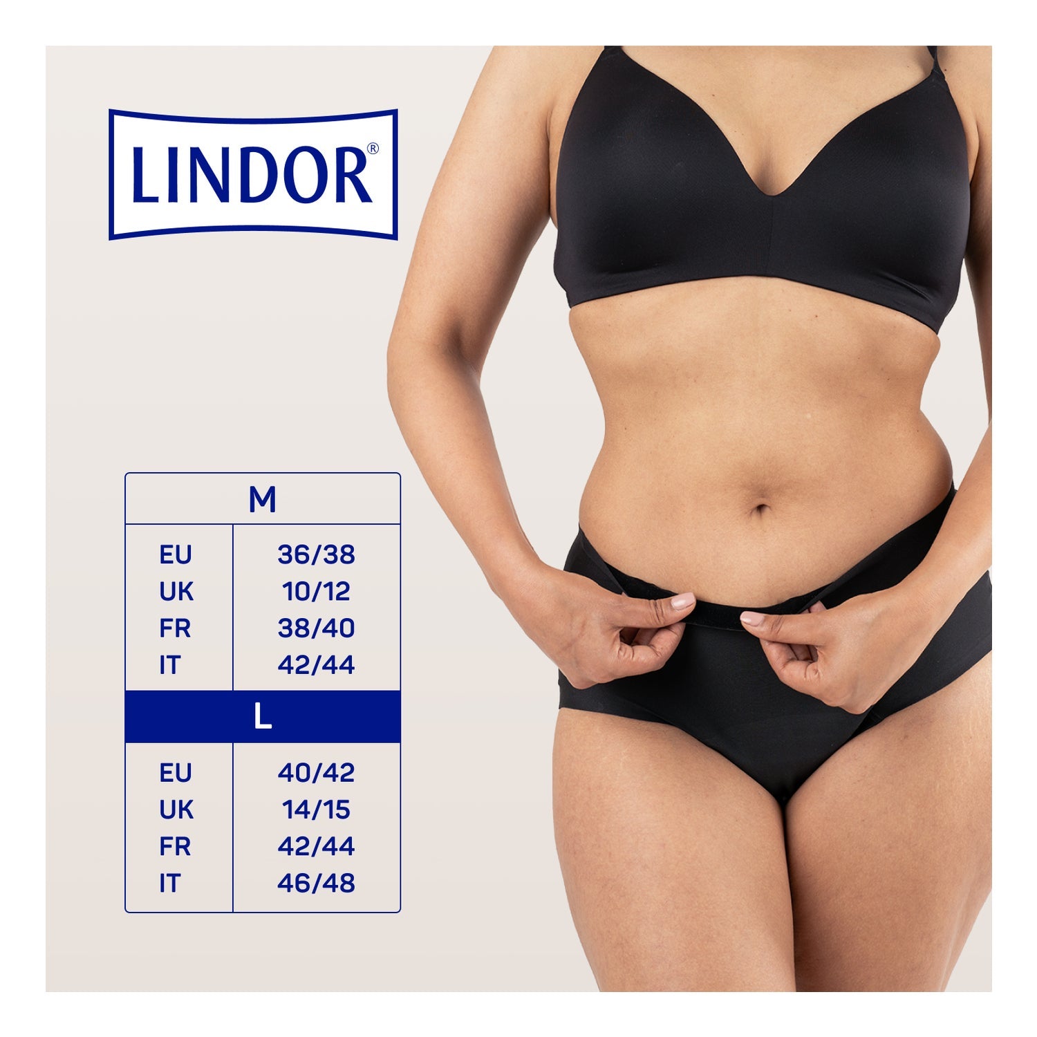 Lindor Lady Braguita Absorvente Menstruación e Incontinencia TL 1ud