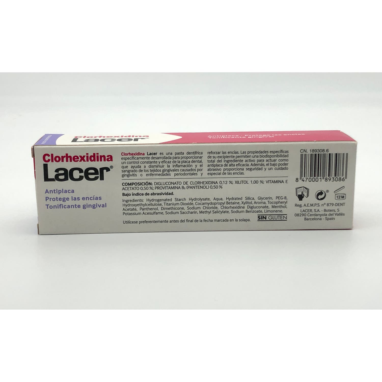 Lacer Clorhexidina Pasta Dentífrica 75ml
