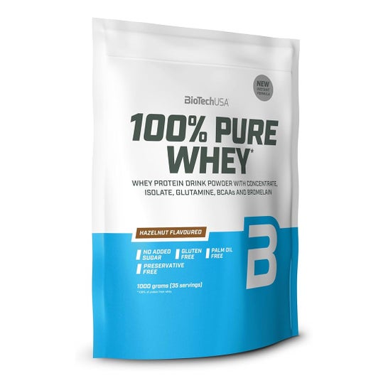 BioTech USA 100% Pure Whey Avellana 1000g