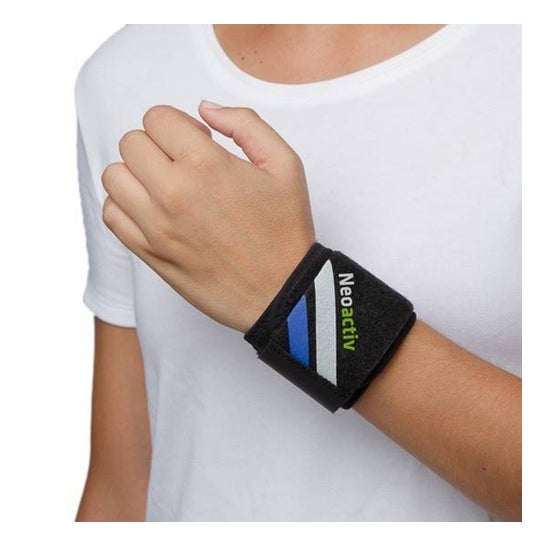 Emo Neoactiv Muñequera Ajustable Negra T-U