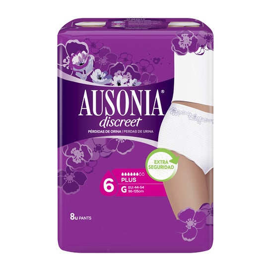Ausonia Discreet Pant Plus T-G 8uds