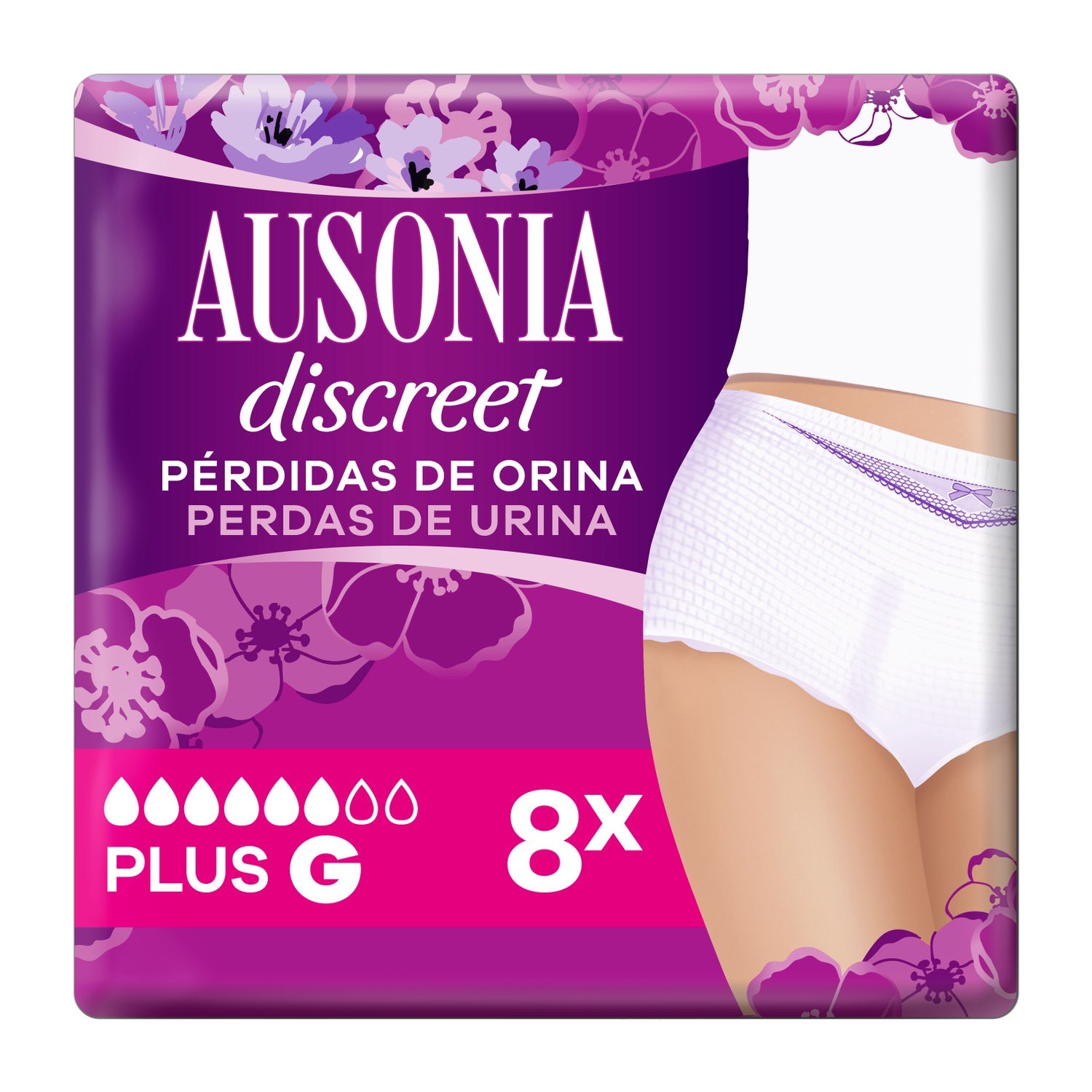 Ausonia Discreet Pant Plus T-G 8uds