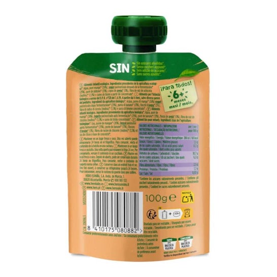 Hero Mango Plátano y Yogur 100g