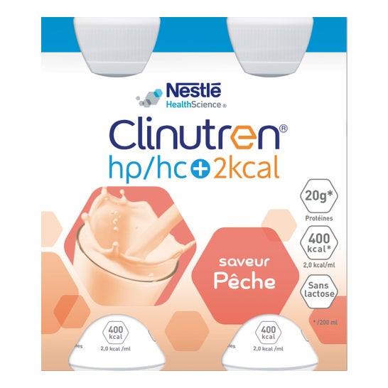 Nutrición clínica Clinutren Hp/Hc+ Melocotón 200ml 4