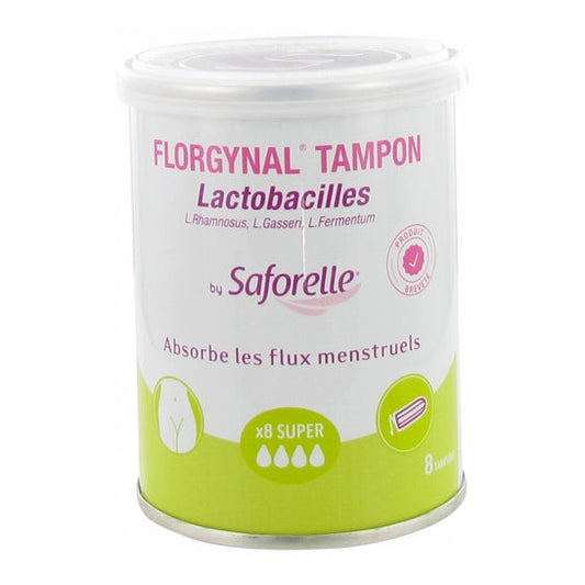 Saforelle Florgynal Tampón Probiótico Super 8uds