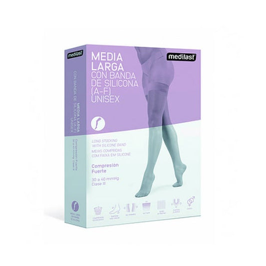 Medilast Media 602 con Puntera Beige Gde 1 Par