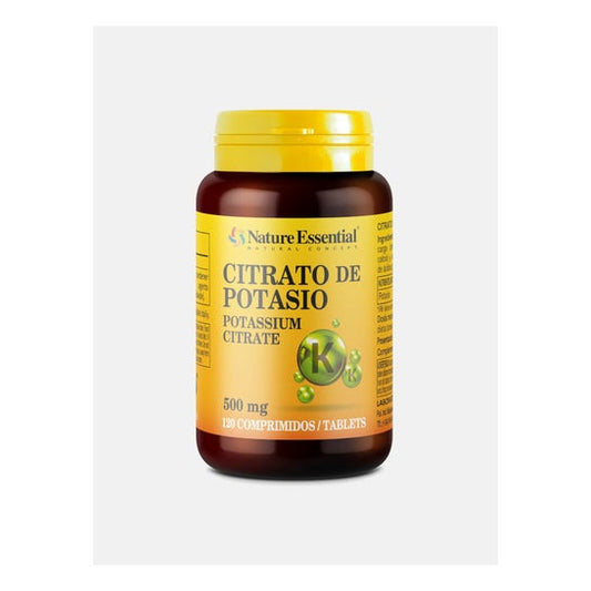 Nature Essential Citrato de Potasio 500mg 120comp