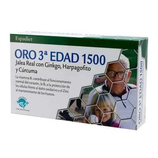 Espadiet Jalea Real Tercera Edad Oro 20 uds