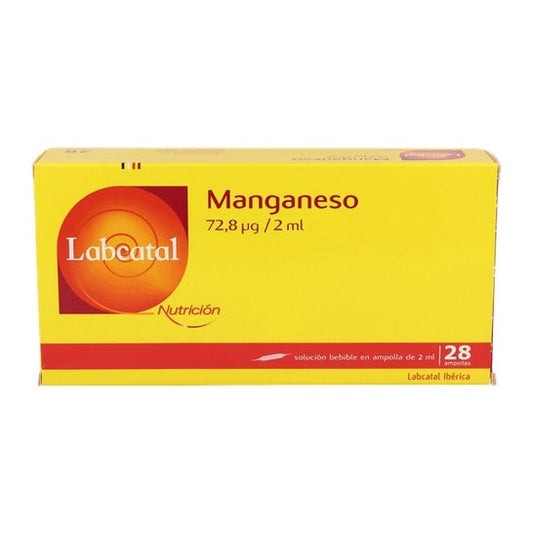 Labcatal 10 Manganeso 28 Ampollas