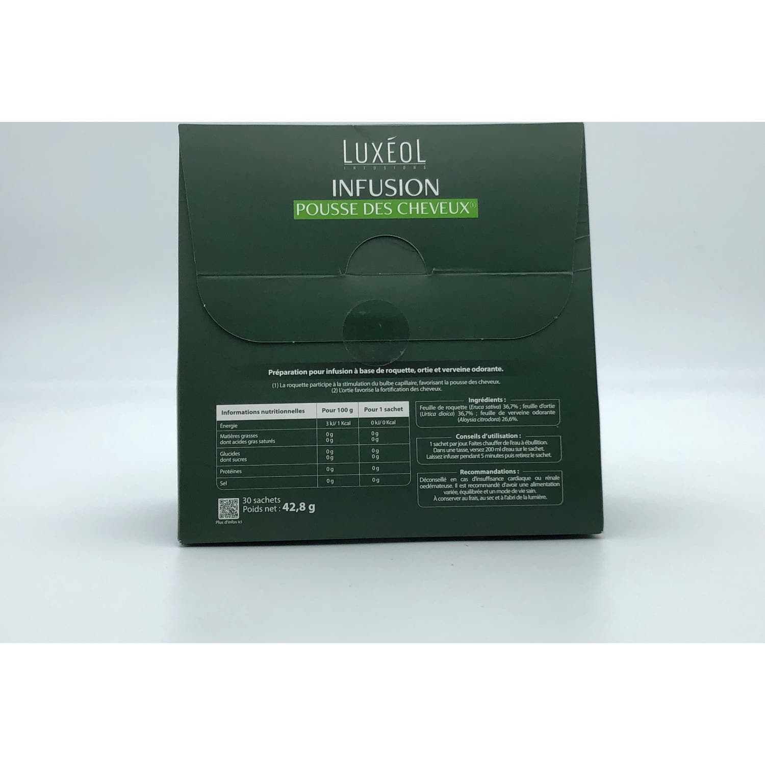 Luxéol Infusion Pousse des Cheveux 30 sachets