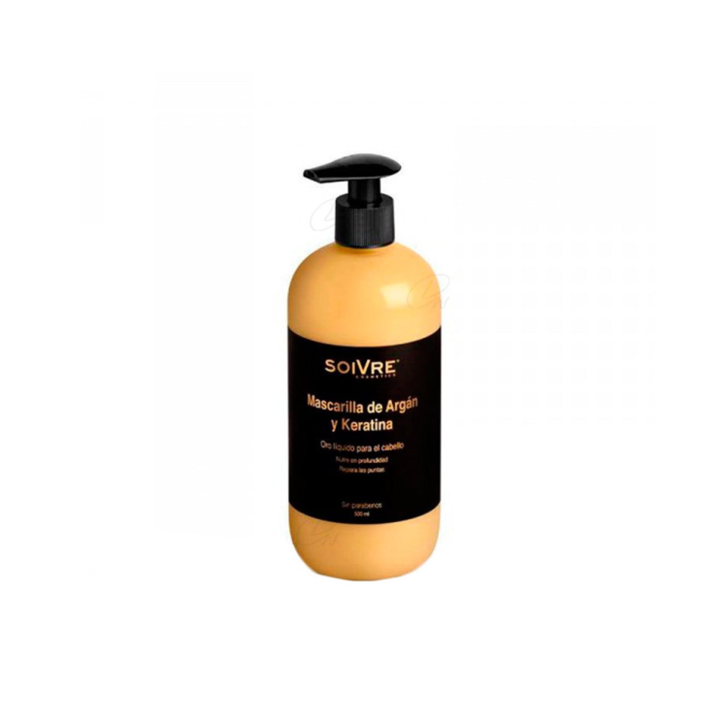 Soivre mascarilla capilar nutritiva aceite de argán y keratina 500ml