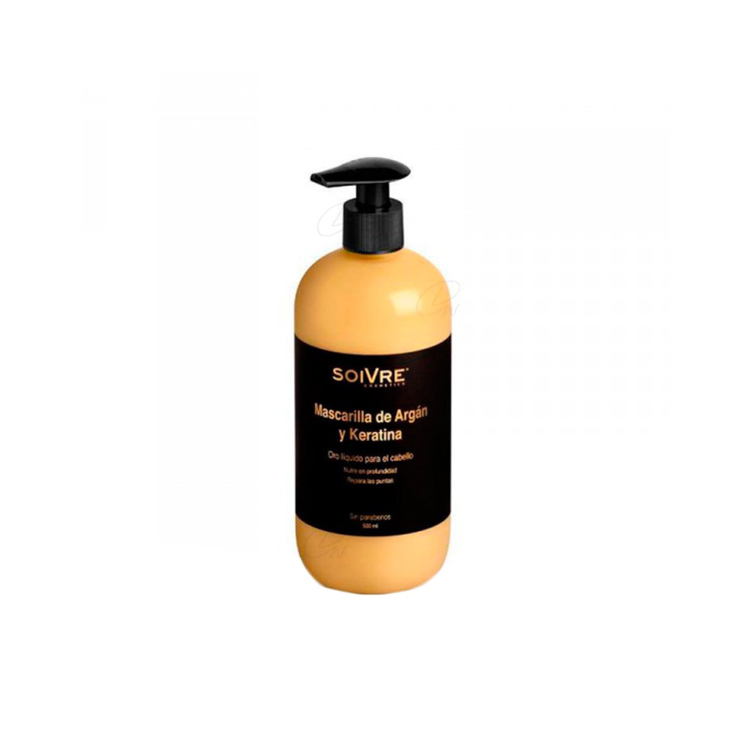Soivre mascarilla capilar nutritiva aceite de argán y keratina 500ml