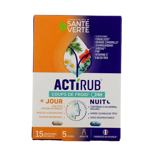 Sante Verte Actirub Día Noche 15comp