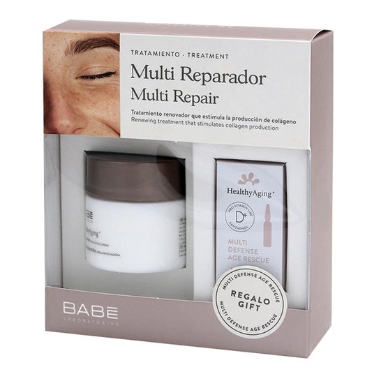 Babé Hydro 24H Reactive Skin + Lip Repairing Cream + Bicalm Ampul