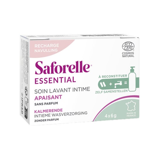 Saforelle Essential Cuidado Lavado Íntimo Calmante Palitos 4uds