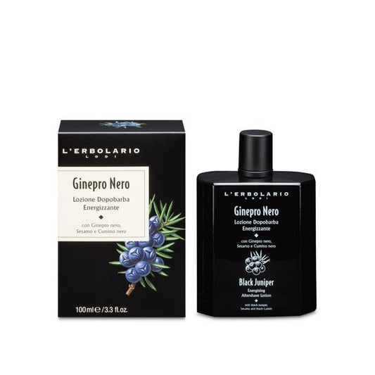 L'Erbolario Black Juniper Energising Aftershave Lotion 100ml