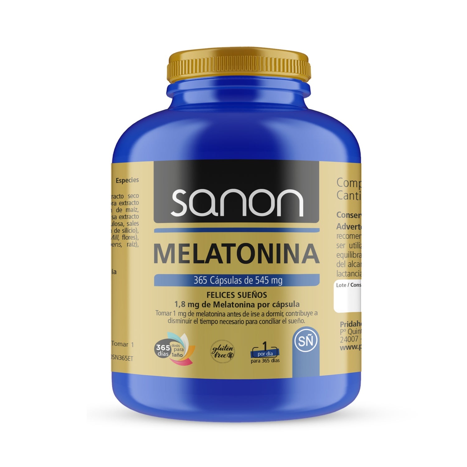 Sanon Melatonina 365caps