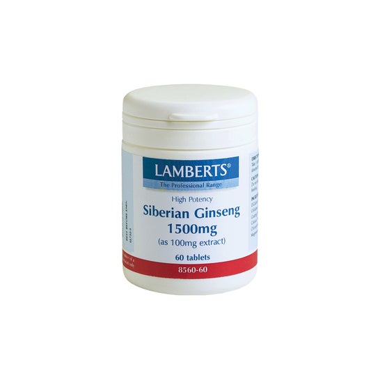 Lamberts Ginseng Siberiano 1500mg 60 Comp