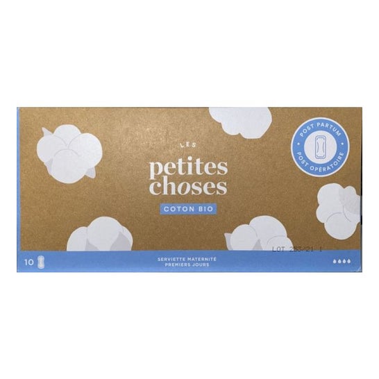 Les Petites Choses Coton Bio Serviette Maternité 16uds