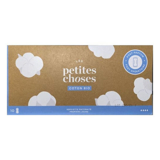 Les Petites Choses Coton Bio Serviette Maternité 16uds