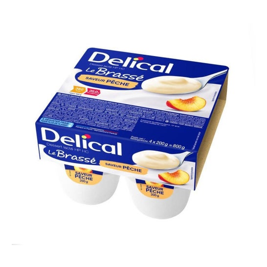 Delical Le Brassé Hphc Melocotón 4x200g