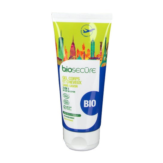 Gel para el cuerpo y el cabello sin jabón Bio Secure 100 ml