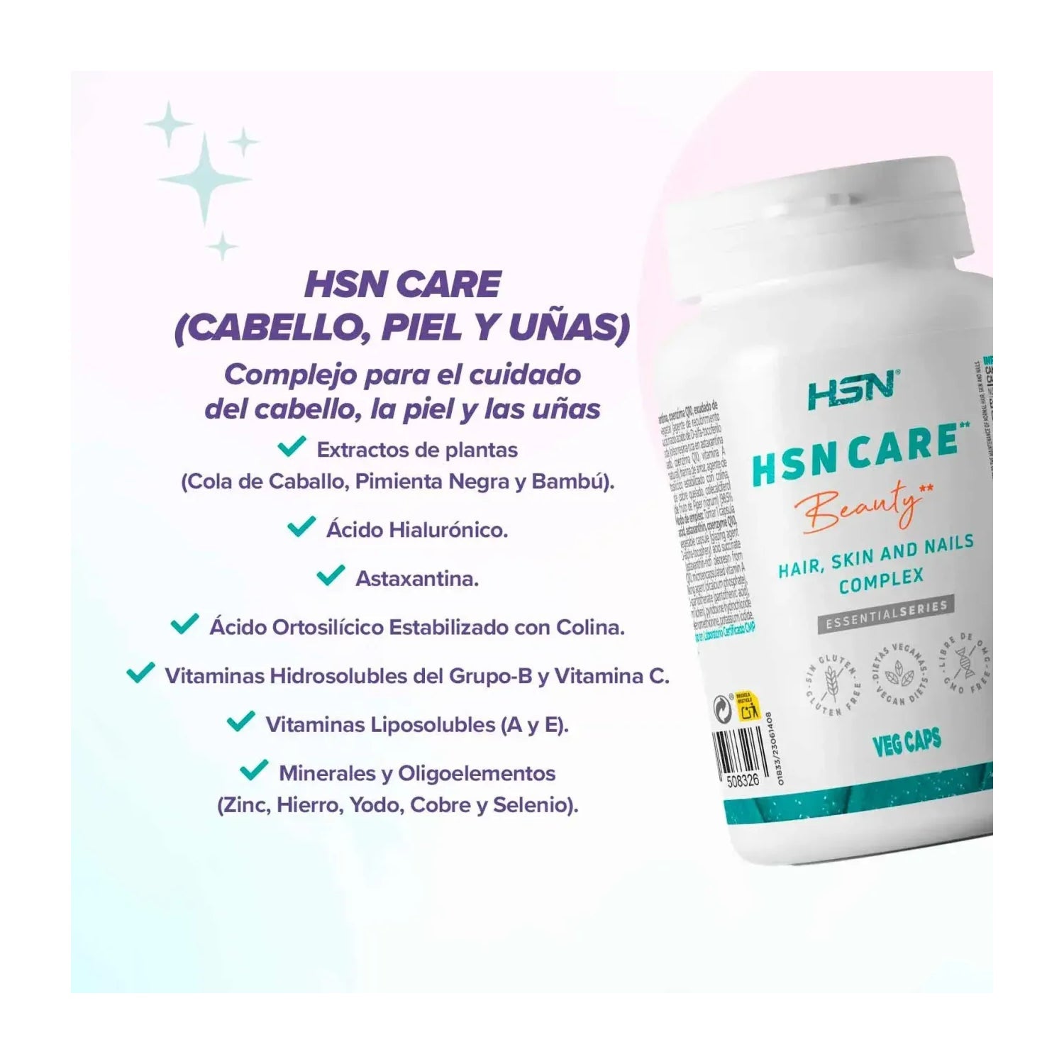 HSN HSNCare Cabello, Piel y Uñas 120vcaps