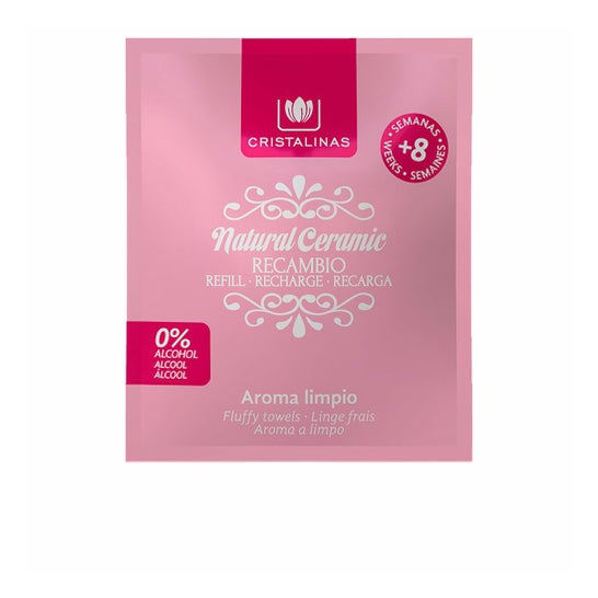 Cristalinas Ambientador de Armario Recambio 0% Aroma Limpio 1 ud