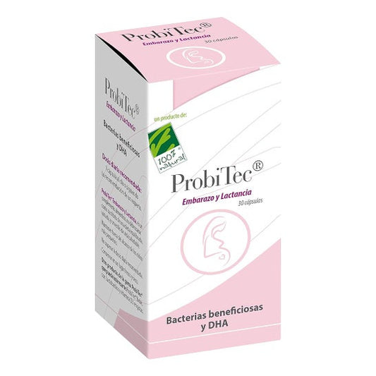 100% Natural Probitec Embarazo Y Lactancia 30 cápsulas