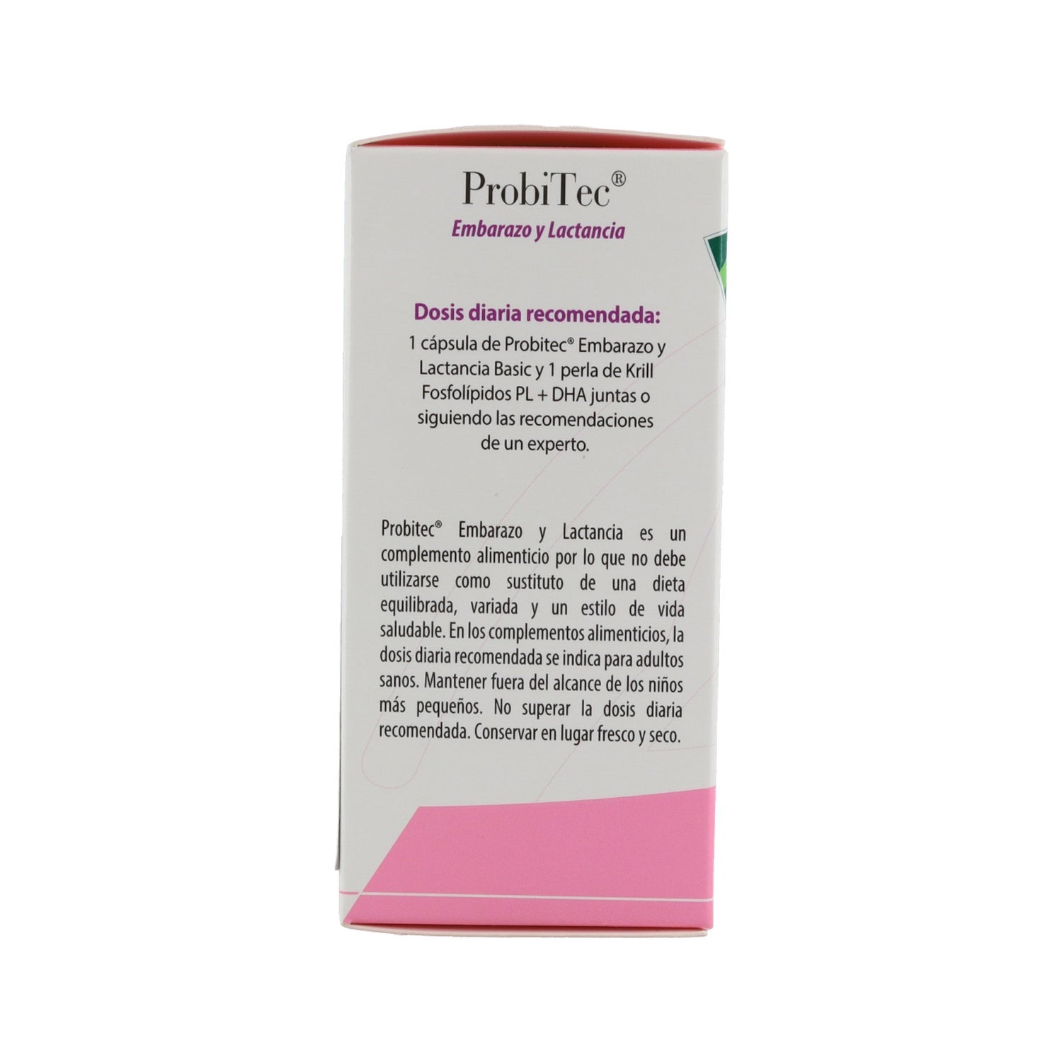 100% Natural Probitec Embarazo Y Lactancia 30 cápsulas