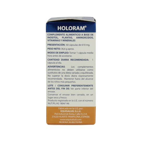 Equisalud Holoram Dormisol 60caps